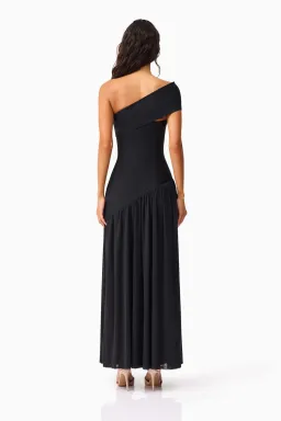 Elliatt Jesselle Off Shoulder Dress in Black Size S/AU 8 for rent on The Volte - image 3