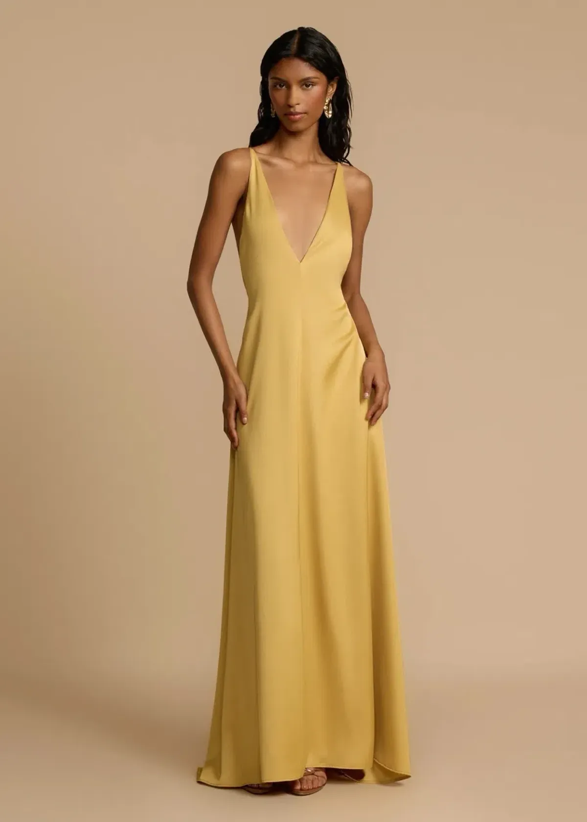 ARCINA ORI SOLEIL DRESS YELLOW SIZE 10 (M) - Image 1