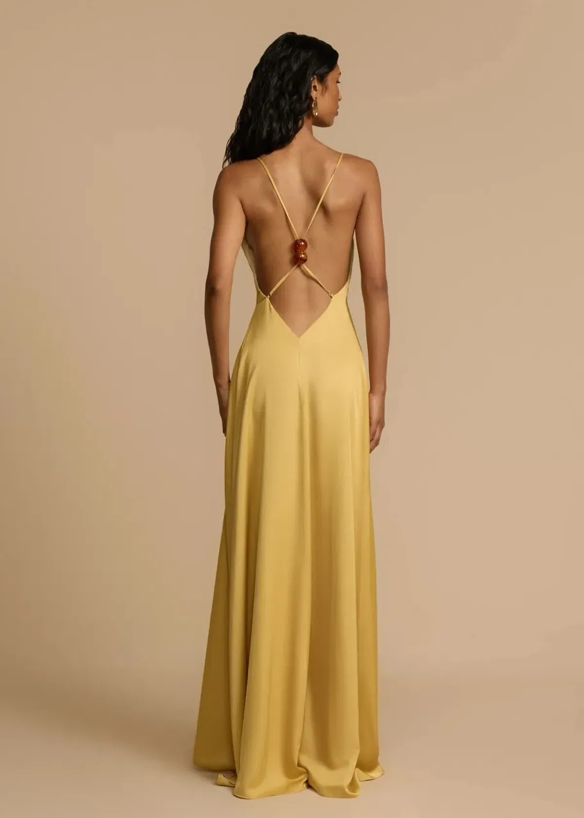 ARCINA ORI SOLEIL DRESS YELLOW SIZE 10 (M) - Image 4
