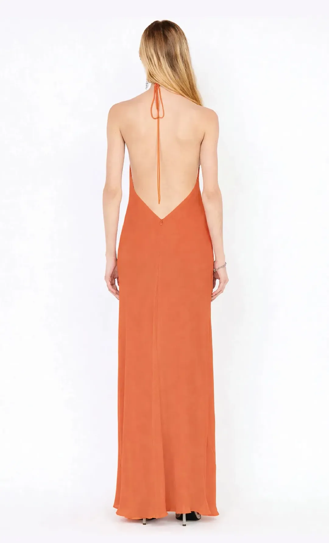 BEC & BRIDGE SABRINA DRAPE MAXI / PERSIMMON / SIZE 8 for rent on The Volte - main image