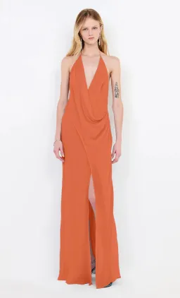 BEC & BRIDGE SABRINA DRAPE MAXI / PERSIMMON / SIZE 8 for rent on The Volte - image 3