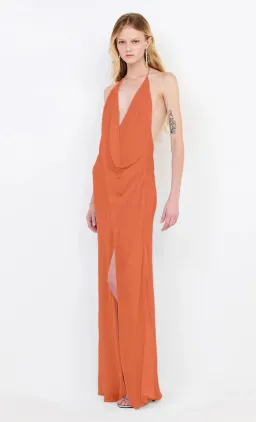BEC & BRIDGE SABRINA DRAPE MAXI / PERSIMMON / SIZE 8 for rent on The Volte - image 4