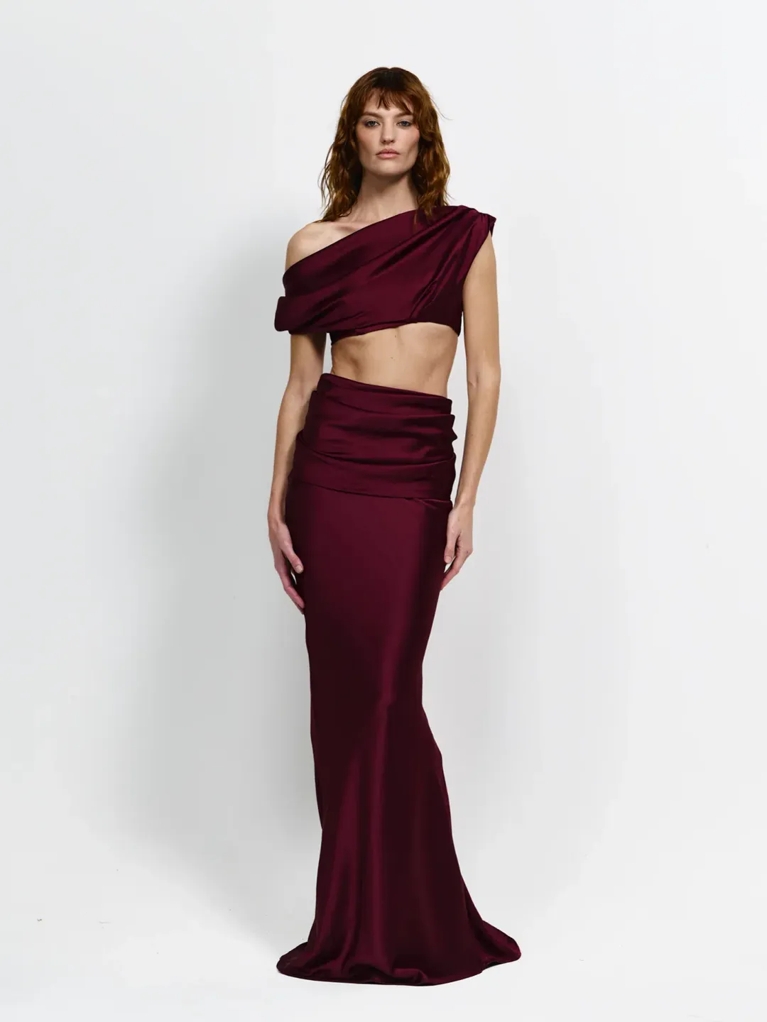 Effie Kats Perez Set Burgundy for rent on The Volte - main image
