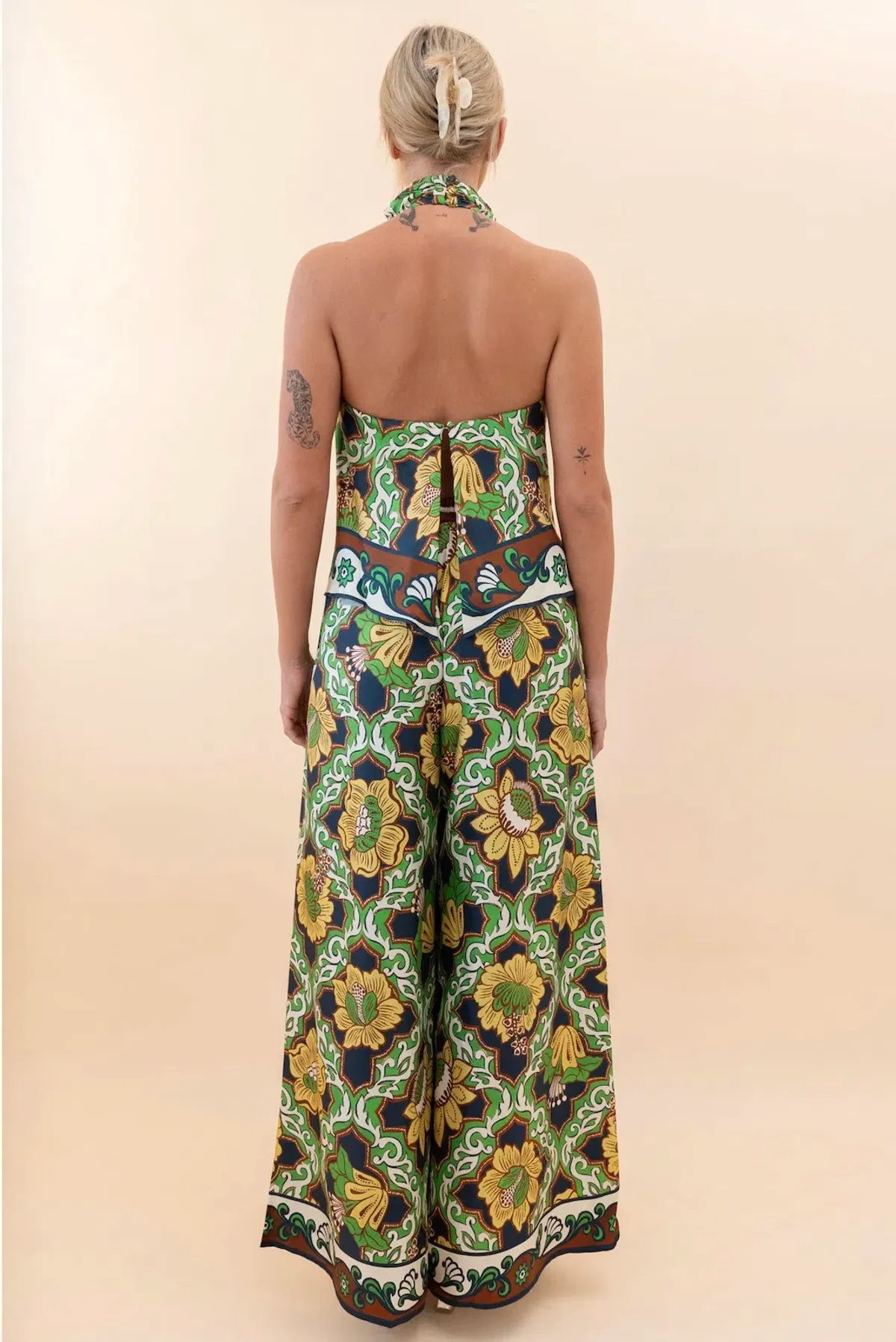 Liana Silk Palazzo set - Image 2