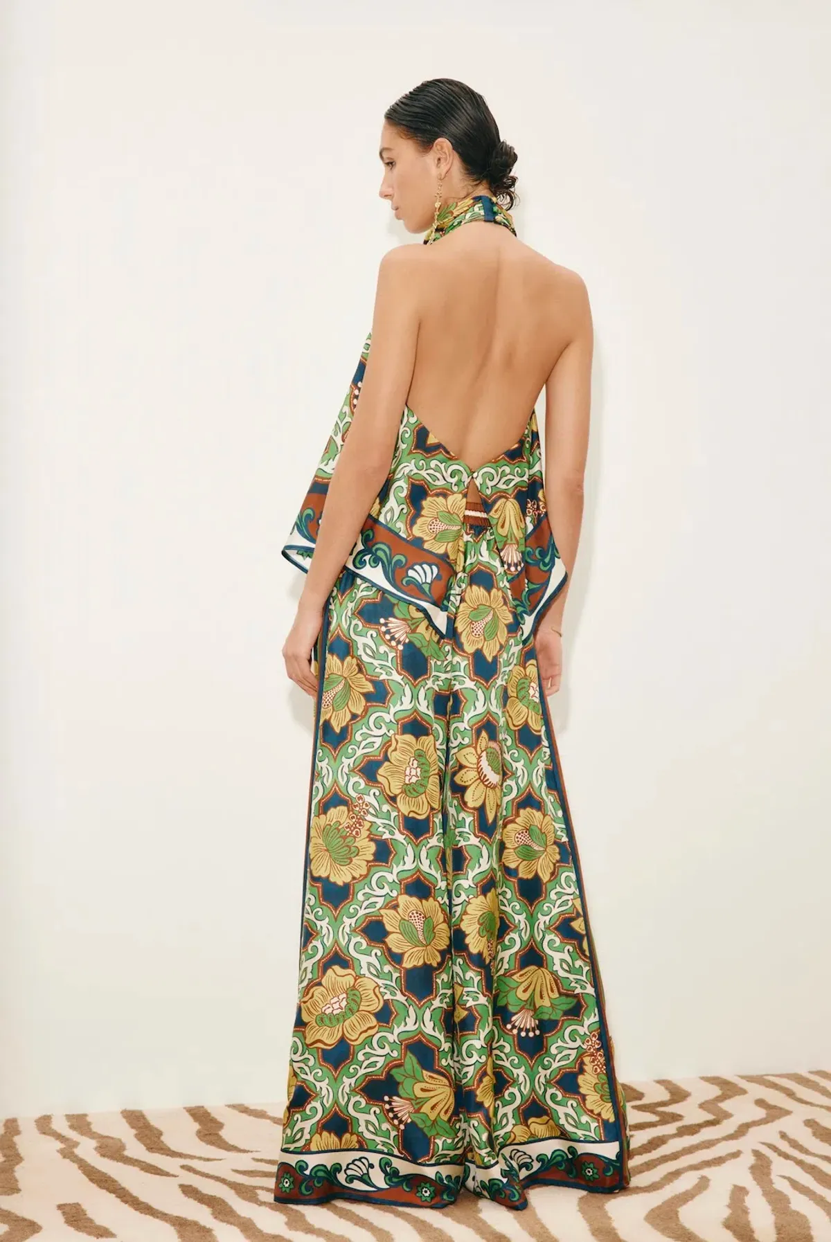 Liana Silk Palazzo set - Image 2