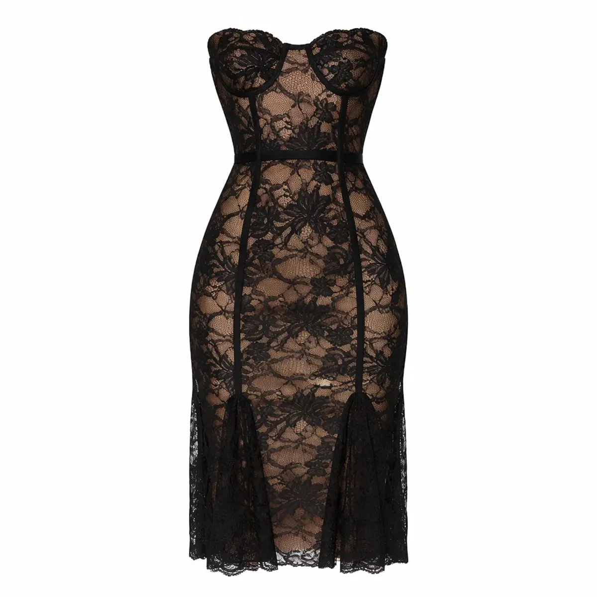 LOBA Lucienne Lace Midi Dress - Image 2