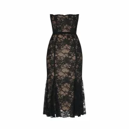 LOBA Lucienne Lace Midi Dress for rent on The Volte - image 4