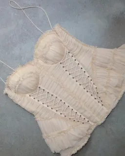 ZIMMERMAN REBELLION FRAYED CORSET for rent on The Volte - image 4