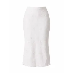 House of CB White Cotton Broderie Strapless Corset Top & Skirt for rent on The Volte - image 4