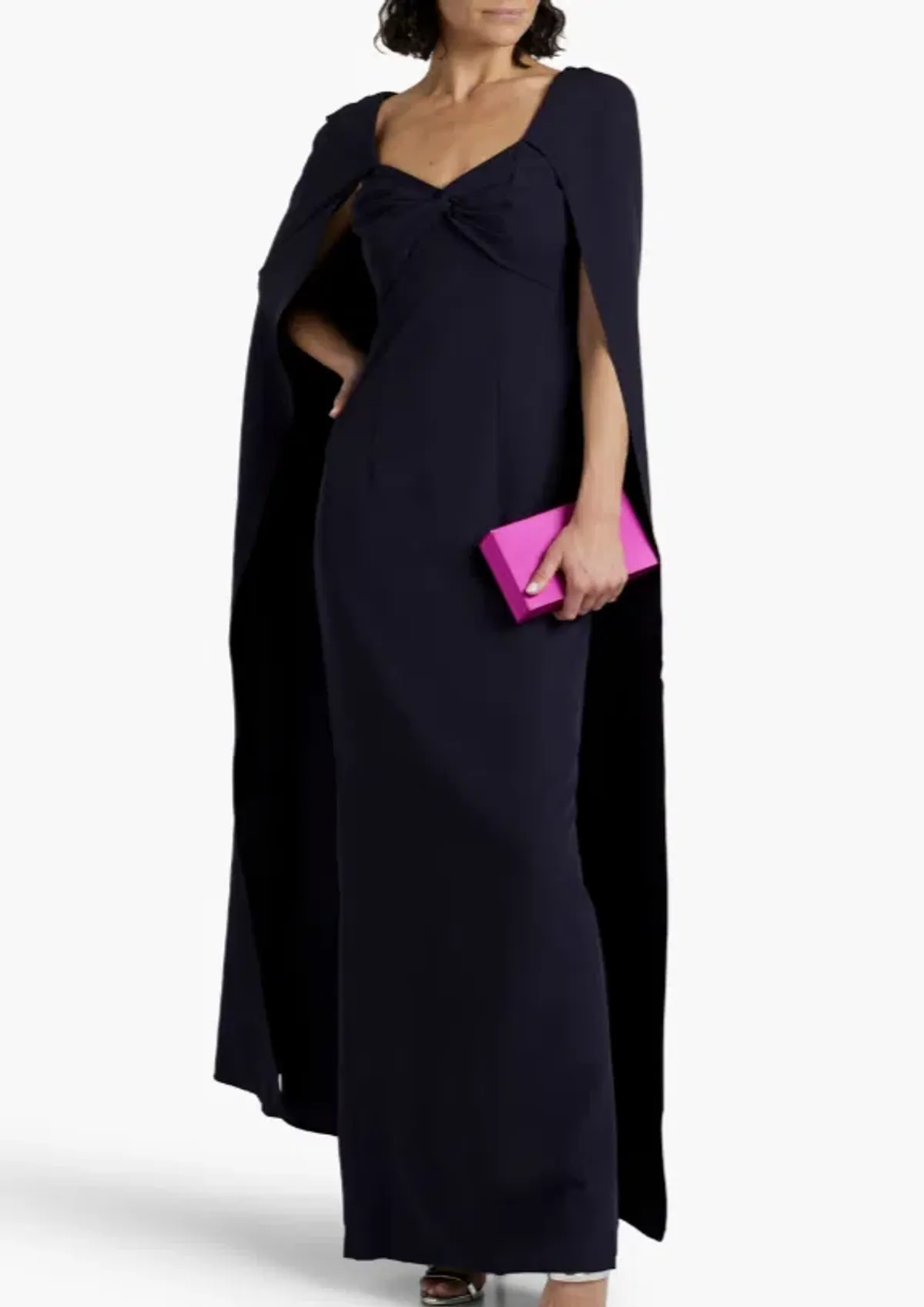 Marchesa Notte, Cape Effect Dress, Size 8 for rent on The Volte - main image