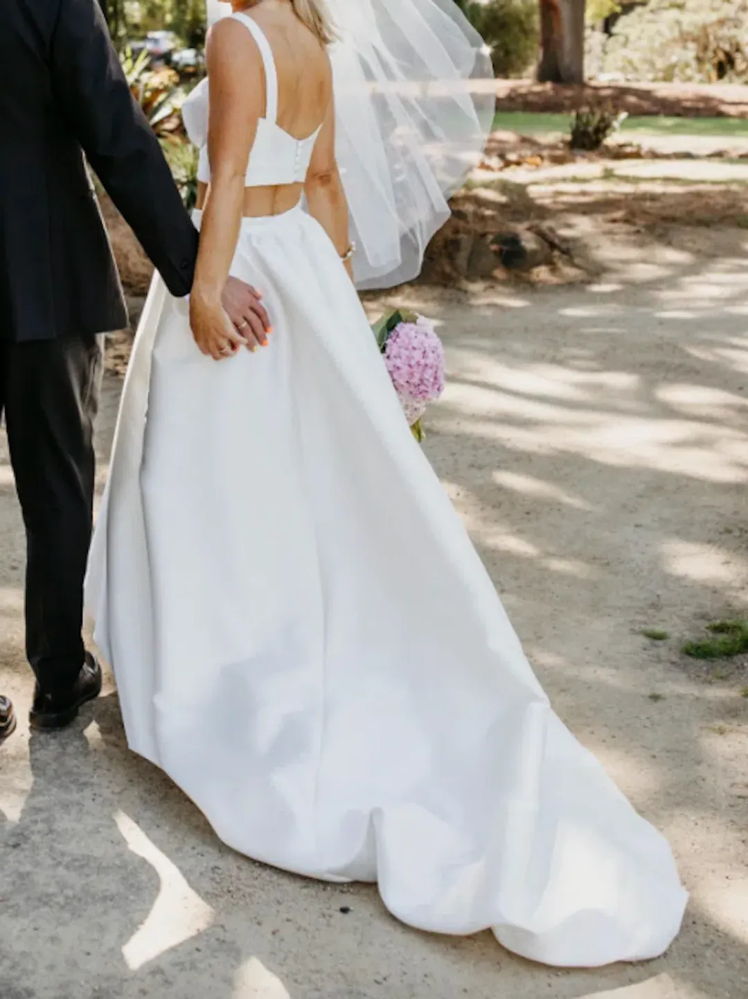 Karen Willis Holmes Two Piece Wedding Dress for rent on The Volte - main image
