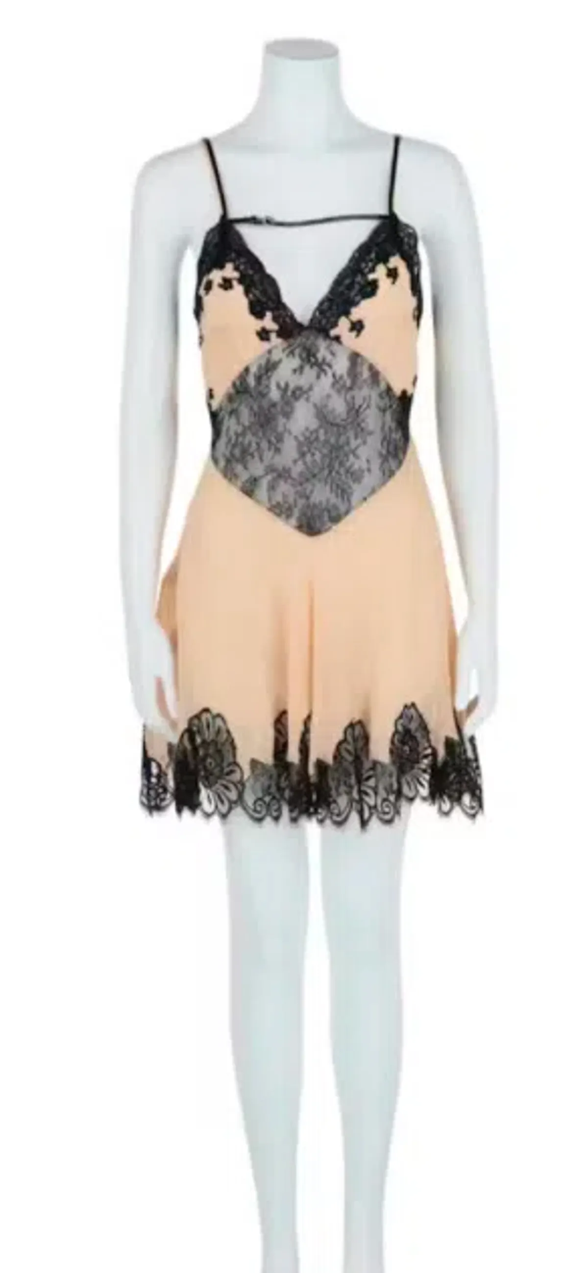 Gucci lace and chiffon dress - Image 4