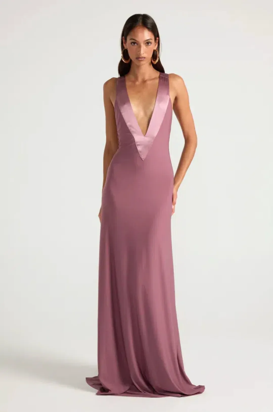 ancegria, Rosa Gown, Mauve, maxi, size 6 for rent on The Volte - main image