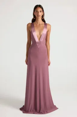 ancegria, Rosa Gown, Mauve, maxi, size 6 for rent on The Volte - image 1