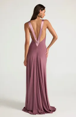 ancegria, Rosa Gown, Mauve, maxi, size 6 for rent on The Volte - image 2