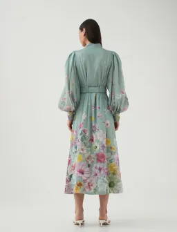 Aje- Fleur Shirtdress- Floral- Size 12 for rent on The Volte - image 4