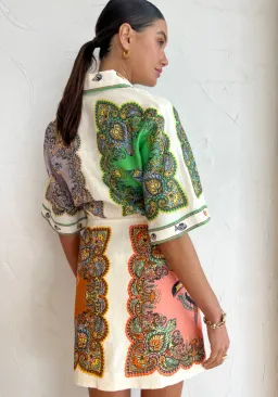 Alemais Trippy Troppo Mini Dress Multi Size 10 for rent on The Volte - image 2