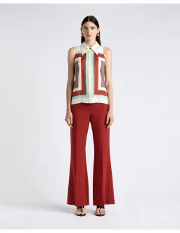 Cue Geo Tile Sleeveless Tank Top Size 8 Multicoloured for rent on The Volte - image 2