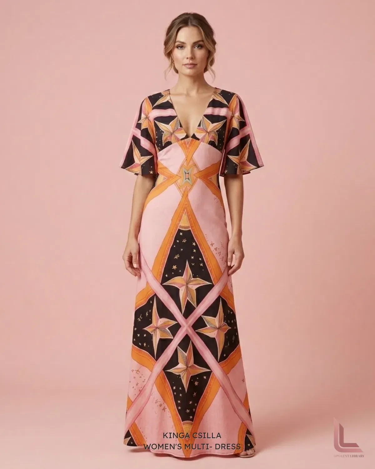 Kinga Csilla Women's Multi- Dress for rent on The Volte - main image