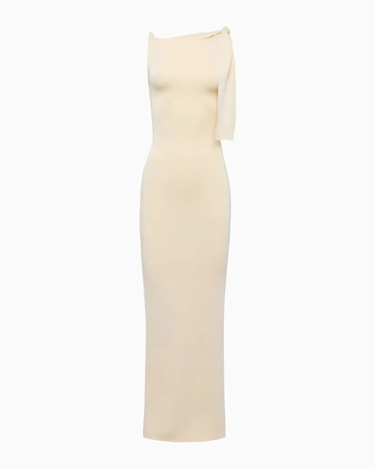 Khy Sueded Stretch Knotted Maxi Dress - Image 4