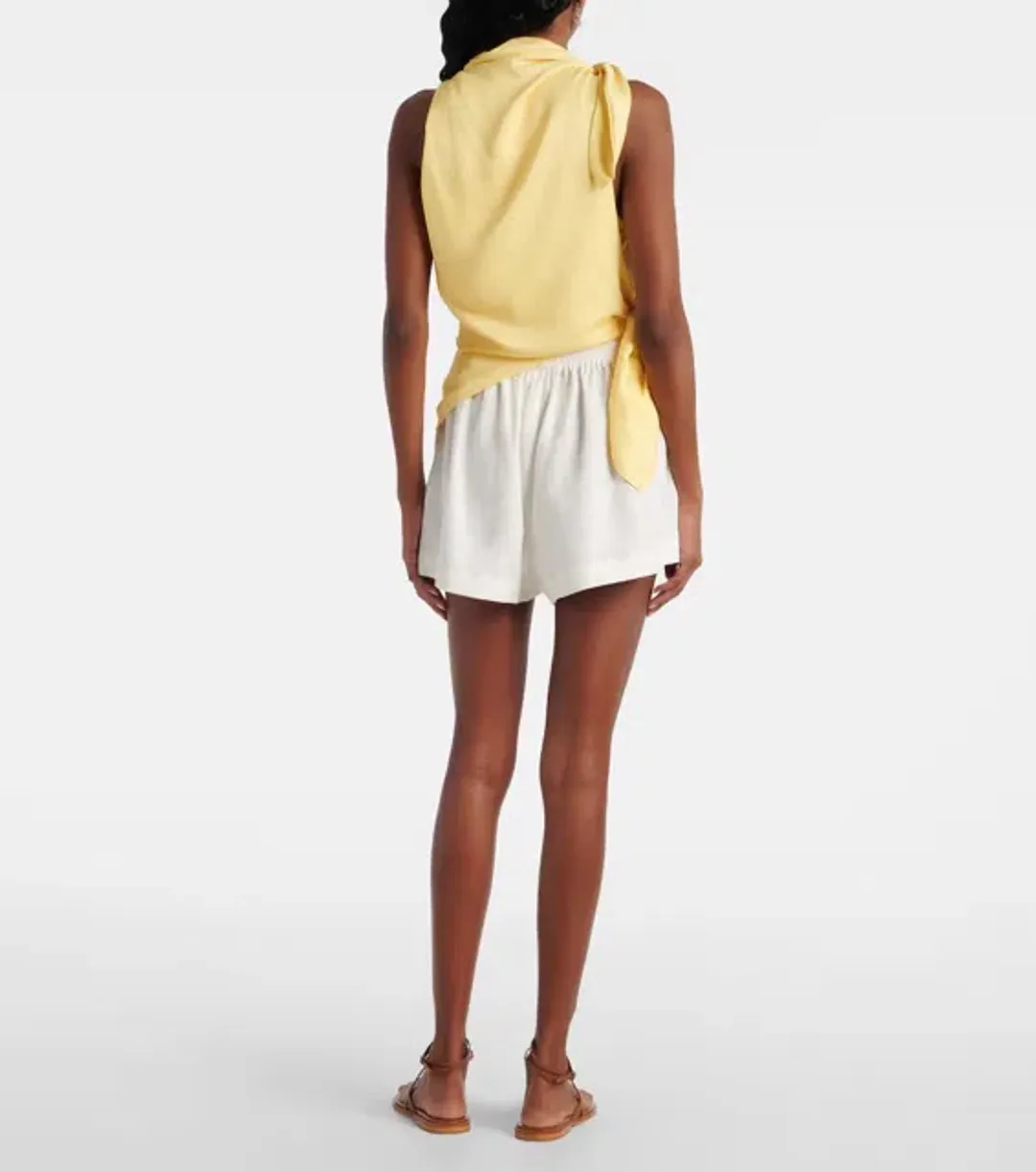 ALEMAIS Sol Silk Top and Skirt Set Size 8 & 10 AU for rent on The Volte - main image