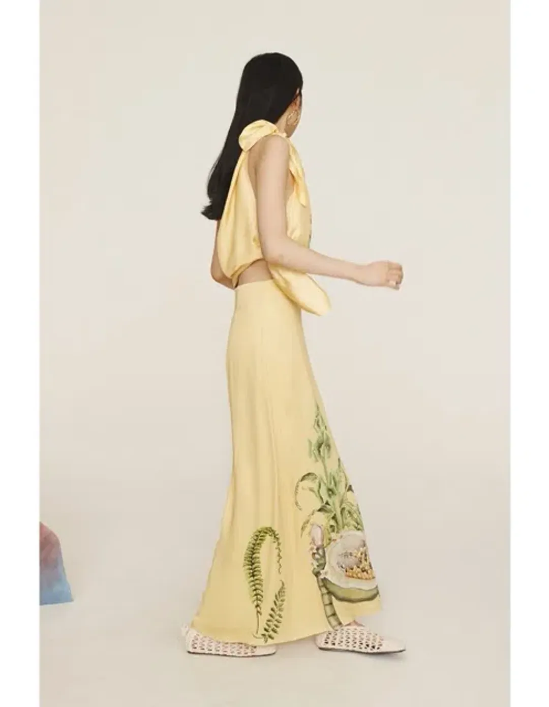 ALEMAIS Sol Silk Top and Skirt Set Size 8 & 10 AU for rent on The Volte - main image