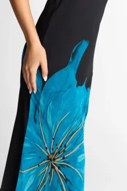 Sasha Therese Raya Maxi Dress Blue size 4 for rent on The Volte - image 7