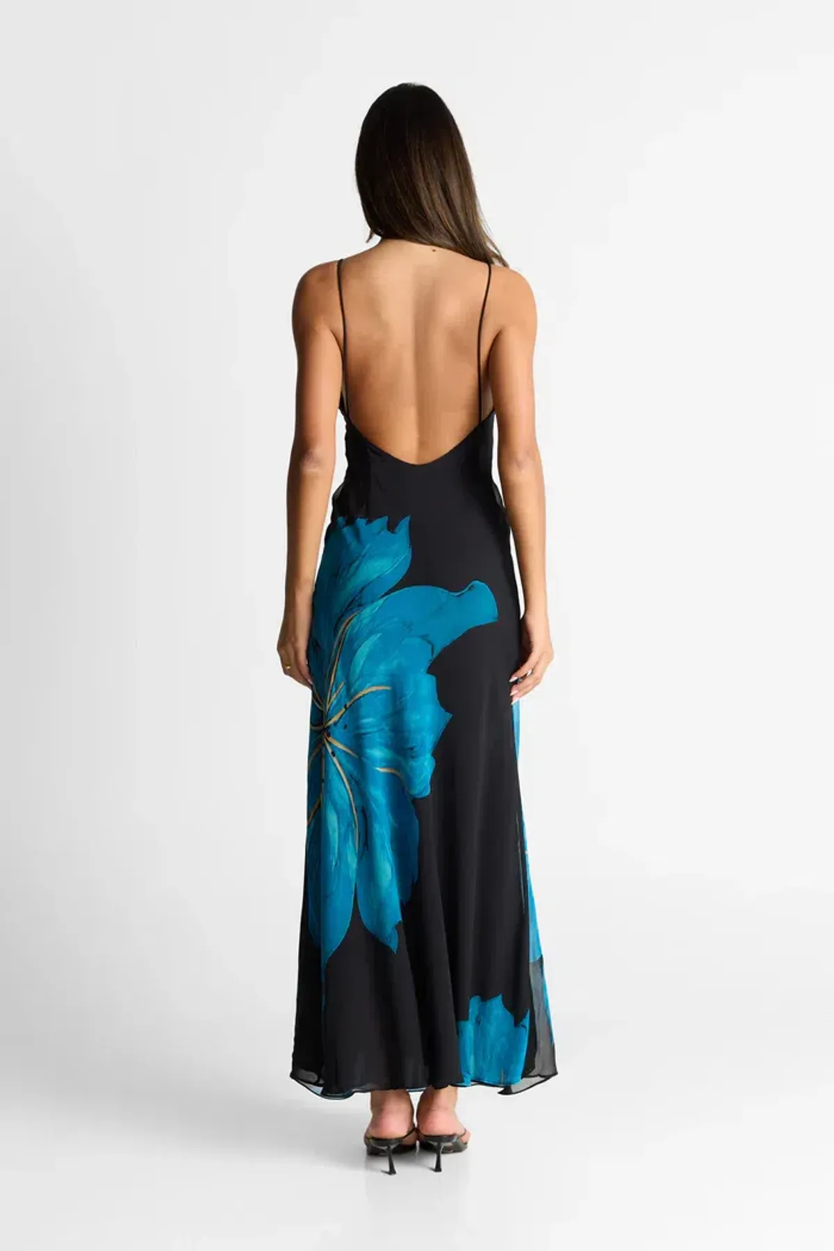 Sasha Therese Raya Maxi Dress Blue size 4 - Image 6