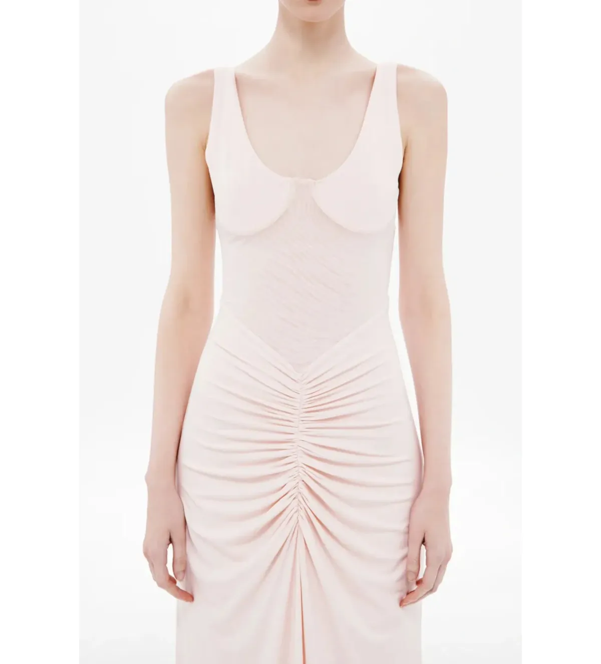 Misha The Gisele Jersey Dress in Dusty Pink Size S/AU8 - Image 4