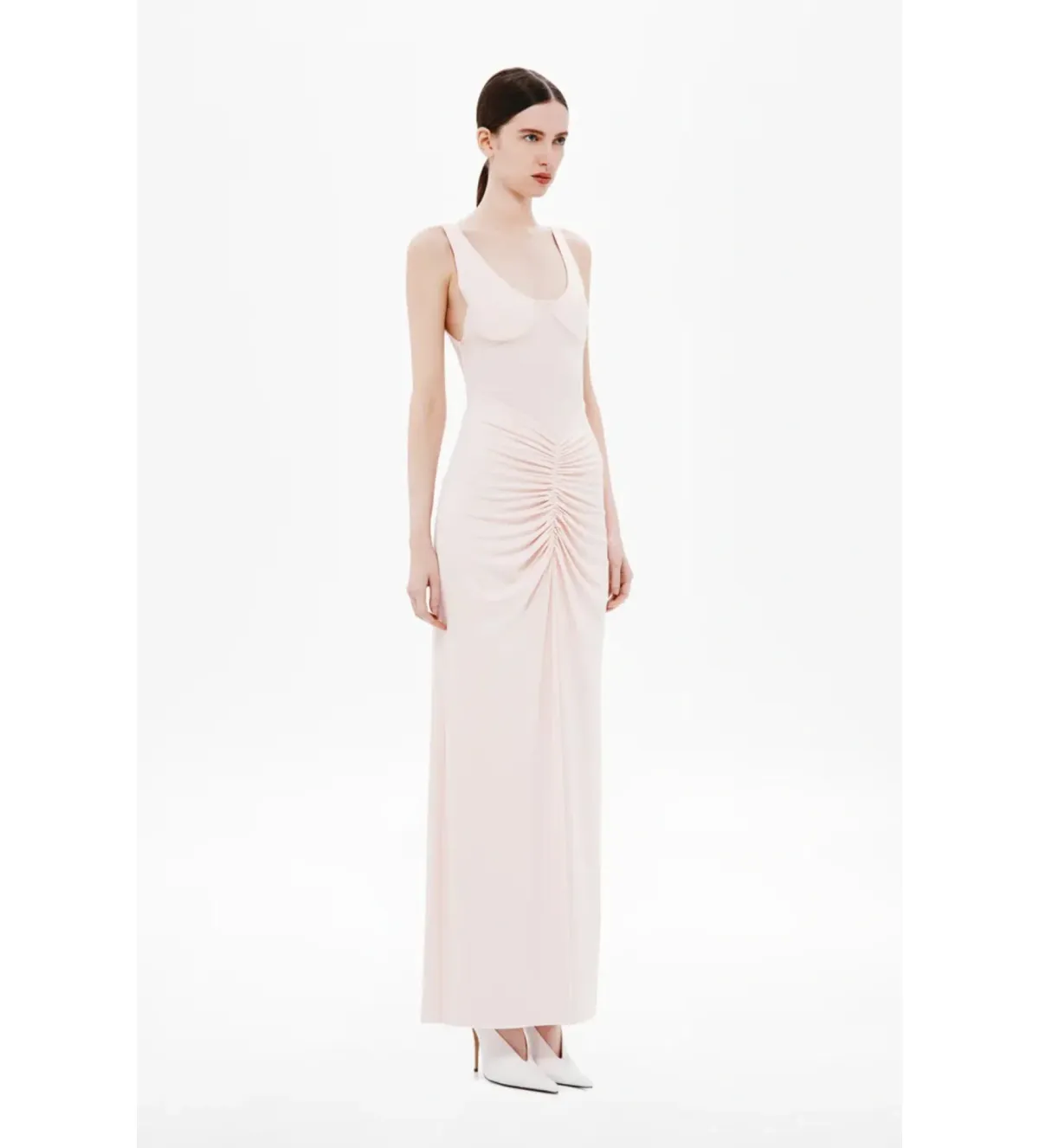 Misha The Gisele Jersey Dress in Dusty Pink Size S/AU8 - Image 2