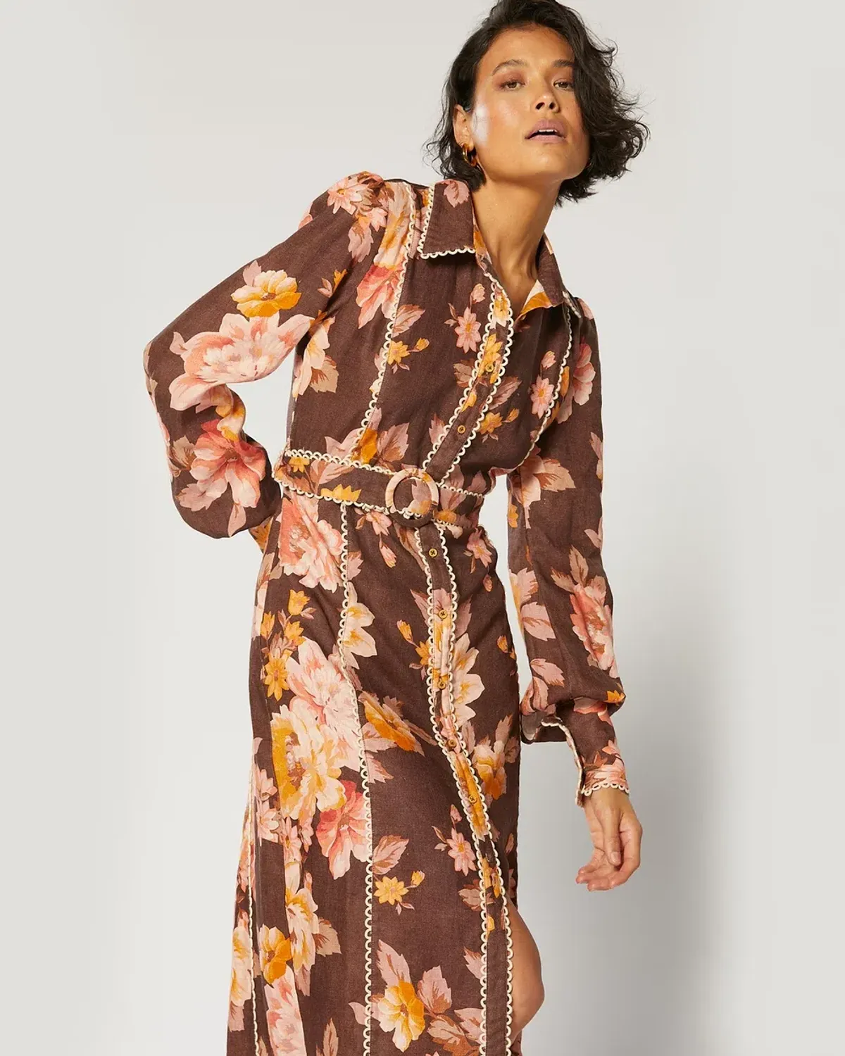 Winona Dahlia Button Maxi Dress - Image 4