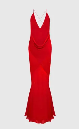 RAT & BOA - LOTUS SLIP DRESS RED for rent on The Volte - image 4