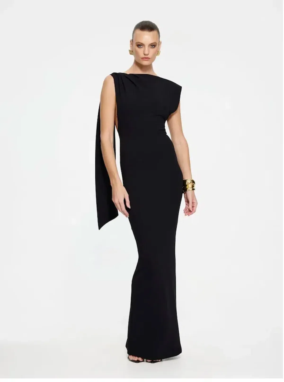 Effie kats audrey gown in black size 6/xs - Image 1
