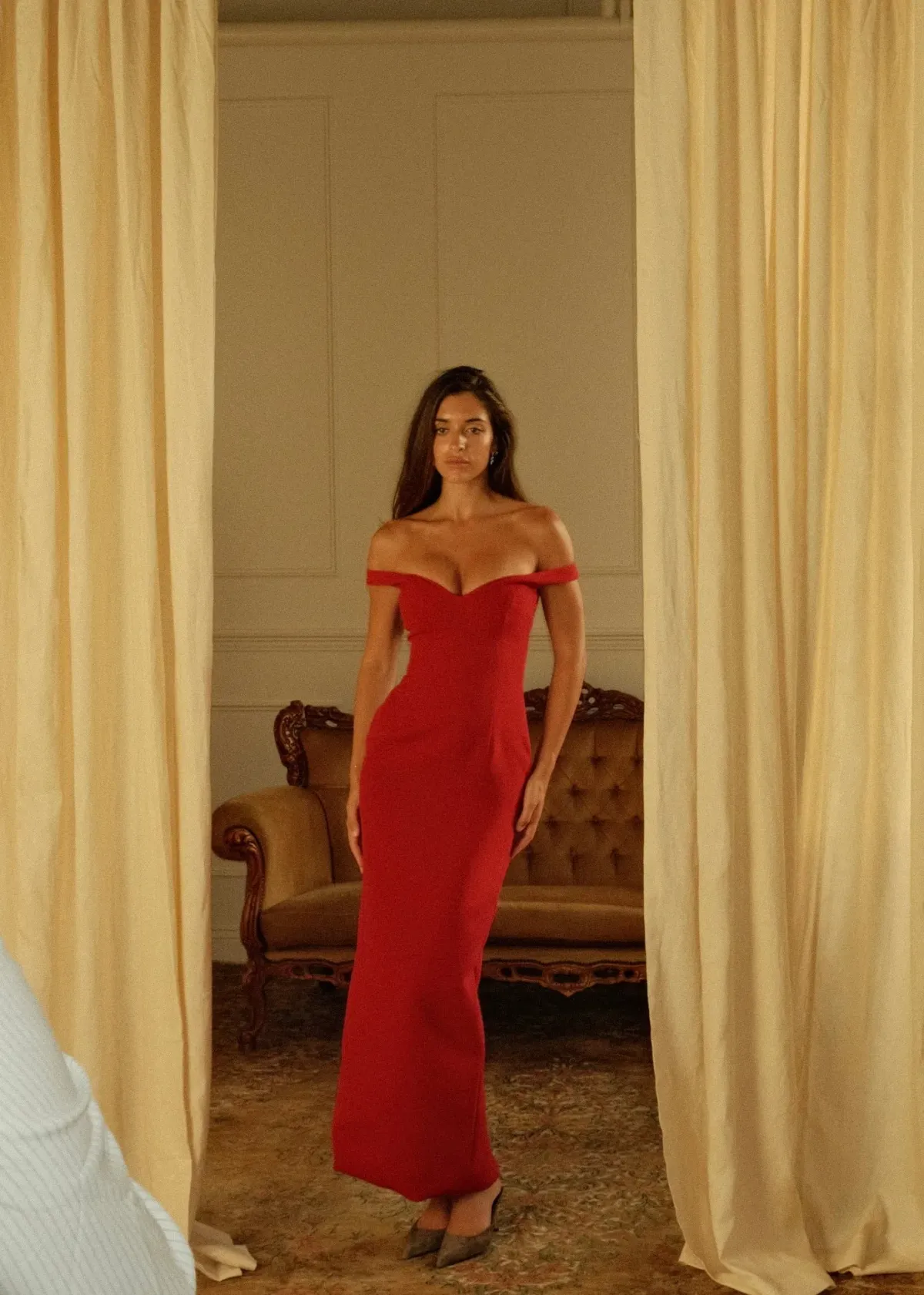 Arcina Ori Ellery Dress in Red Size M/ AU 10 - Image 4