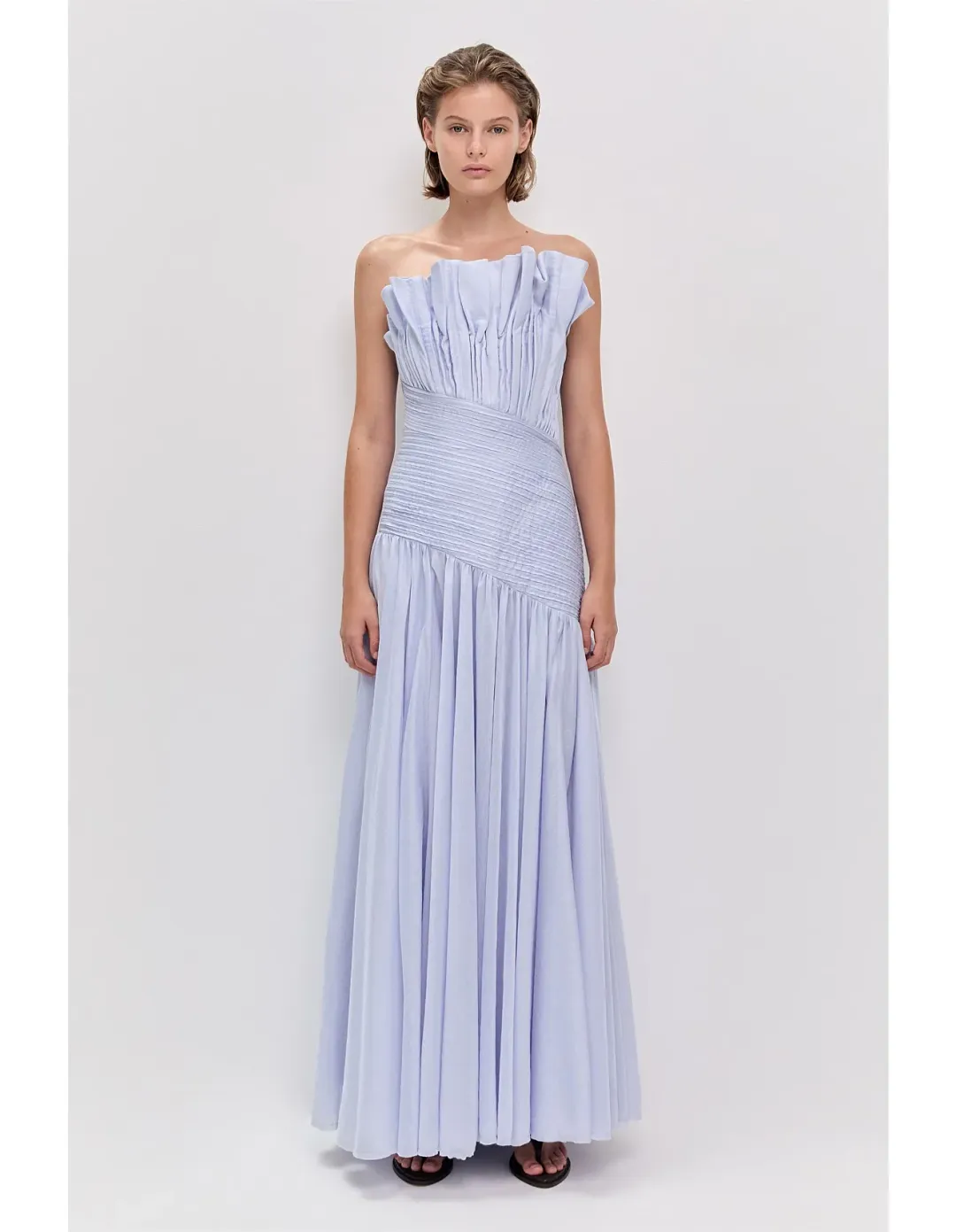 Aje Studio Aquiline Gown Blue Size 10 for rent on The Volte - main image