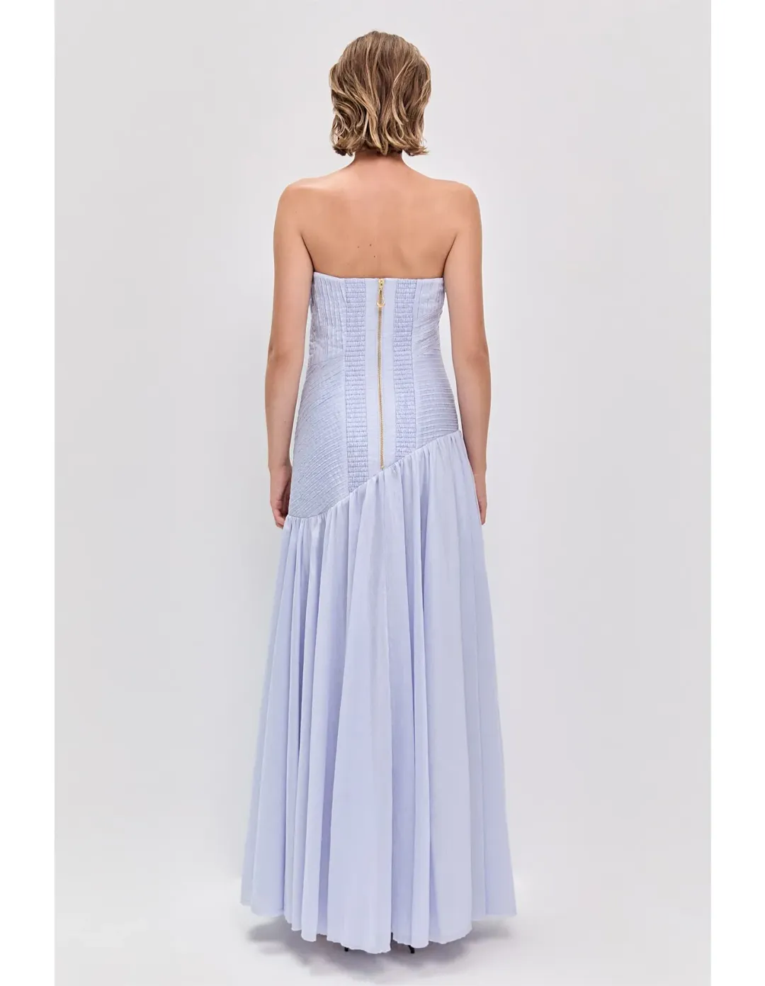 Aje Studio Aquiline Gown Blue Size 10 for rent on The Volte - main image