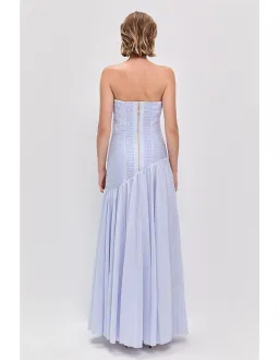 Aje Studio Aquiline Gown Blue Size 10 for rent on The Volte - image 5