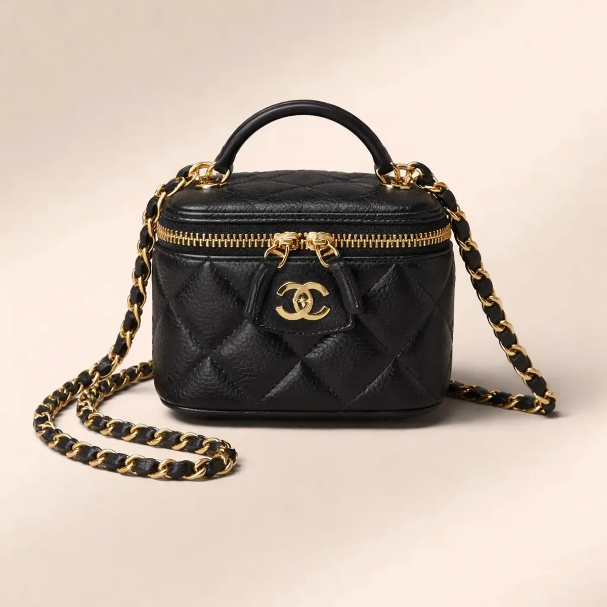 Chanel Small Vanity with Chain Black - Image 1