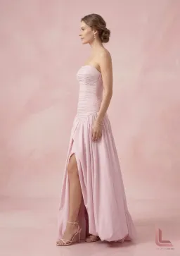 Aje Violette Bubble Hem Maxi Dress PINK for rent on The Volte - image 2