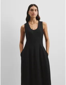 Country Road Corset Detail Dress Black Size 10 for rent on The Volte - image 3