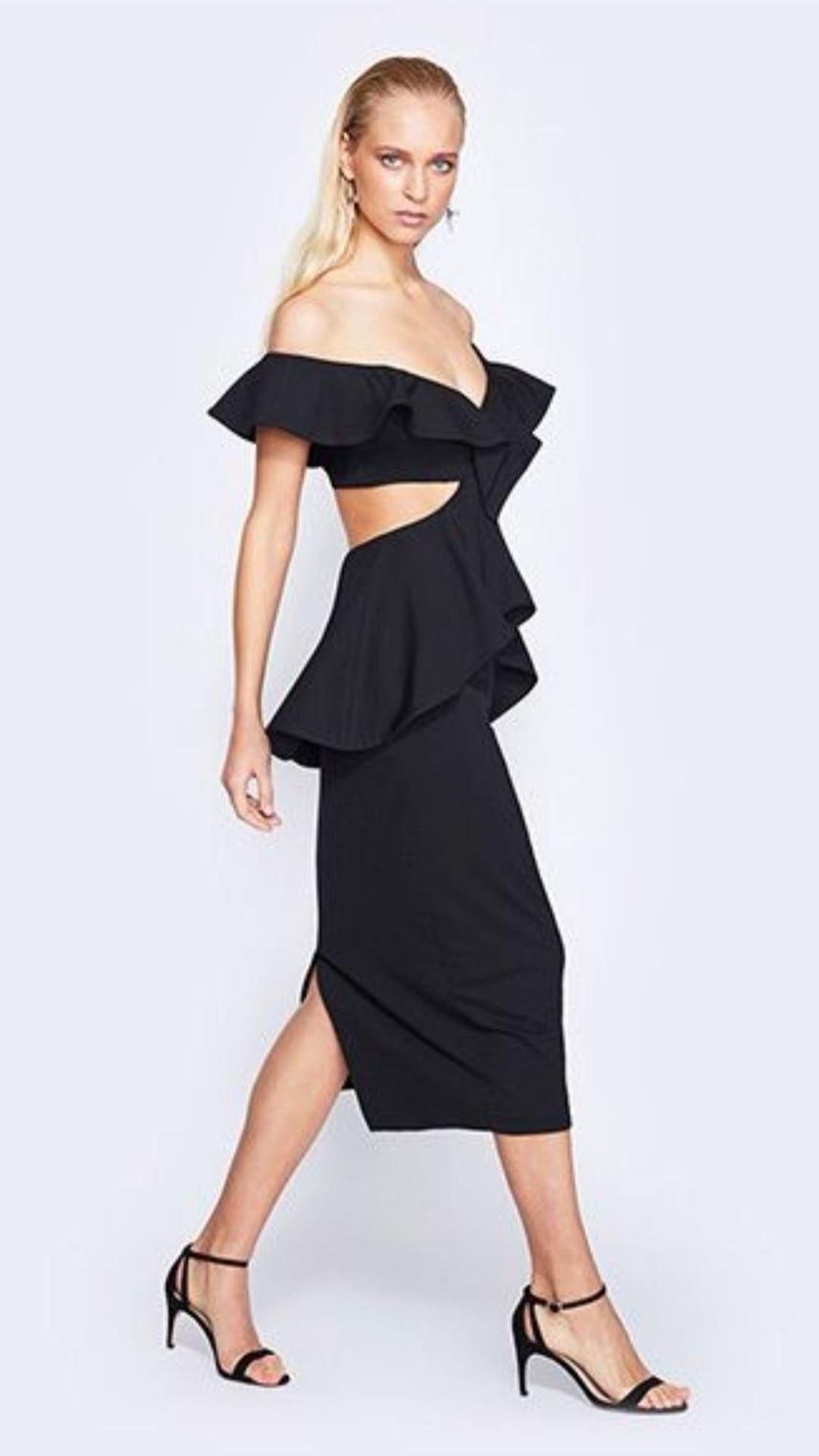 Fame and Partners Firefly Dress Black Size 6 for rent on The Volte - main image
