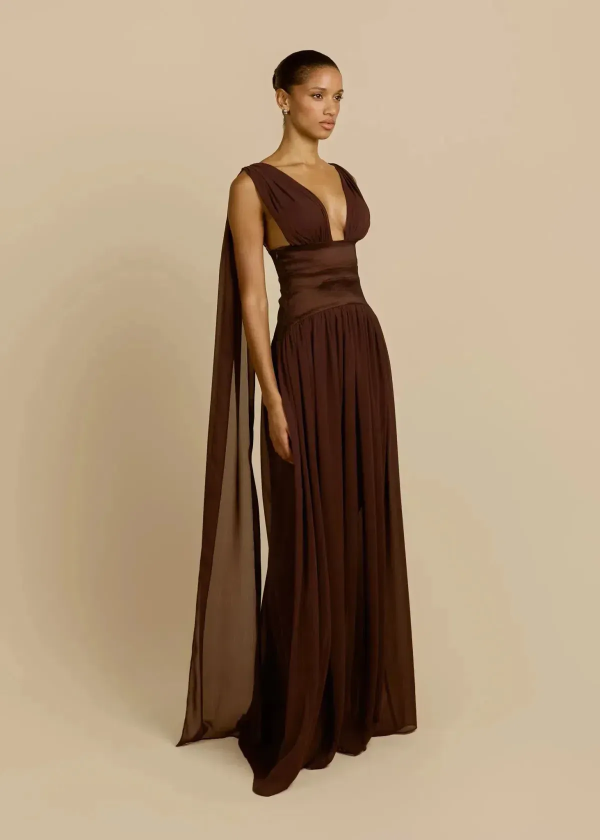 ARCINA ORI RAMONA DRESS CACAO SIZE XS (6 AU) - Image 5