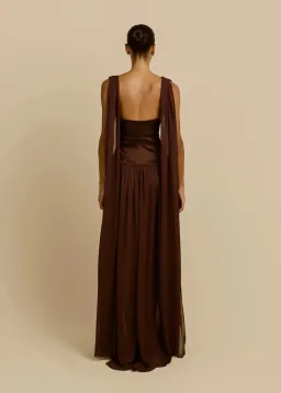 ARCINA ORI RAMONA DRESS CACAO SIZE XS (6 AU) for rent on The Volte - image 6