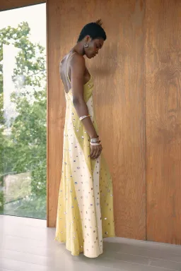 NAKD sequin dress yellow size S for rent on The Volte - image 3