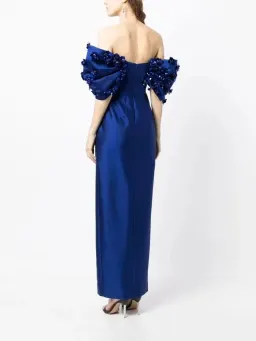 Rachel Gilbert Vito Maxi Gown Blue Size 5 / AU16 for rent on The Volte - image 2