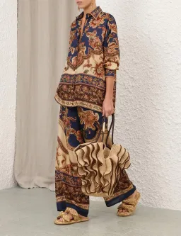 Zimmermann Aster Relaxed Shirt and Pants set - size 0/1 for rent on The Volte - image 1