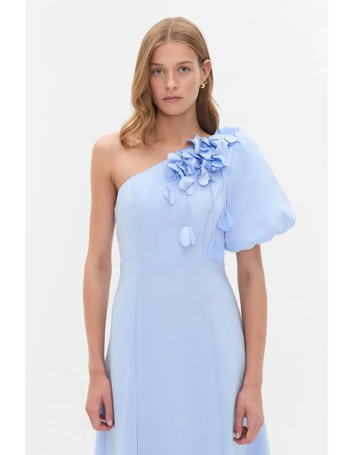 Aje Studio Camille Midi Dress Blue Size 12 - Image 4