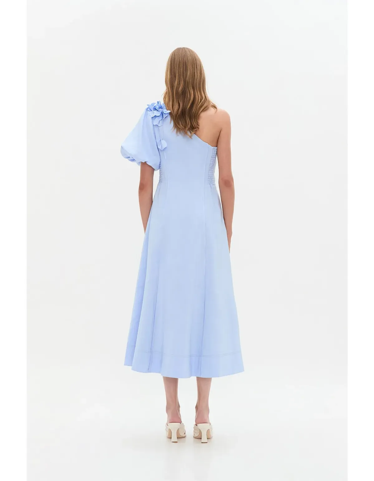Aje Studio Camille Midi Dress Blue Size 12 - Image 6