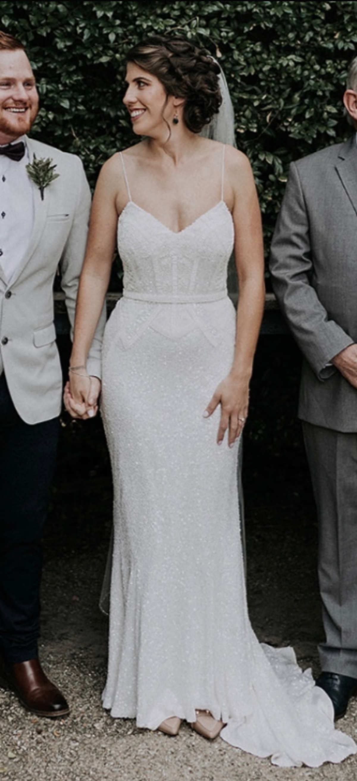 Karen Willis Holmes Addison Dress White Size 8 - Image 1