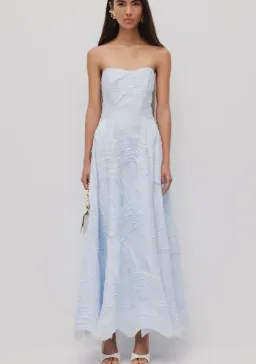 Aje Wave Gown in Pastel Blue Size 12 for rent on The Volte - image 1